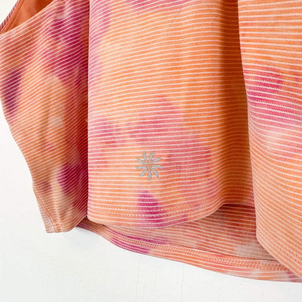 Athleta‎ | Conscious Crop Tank Sports Bra Top in Spray Dye Island Coral - Image 5