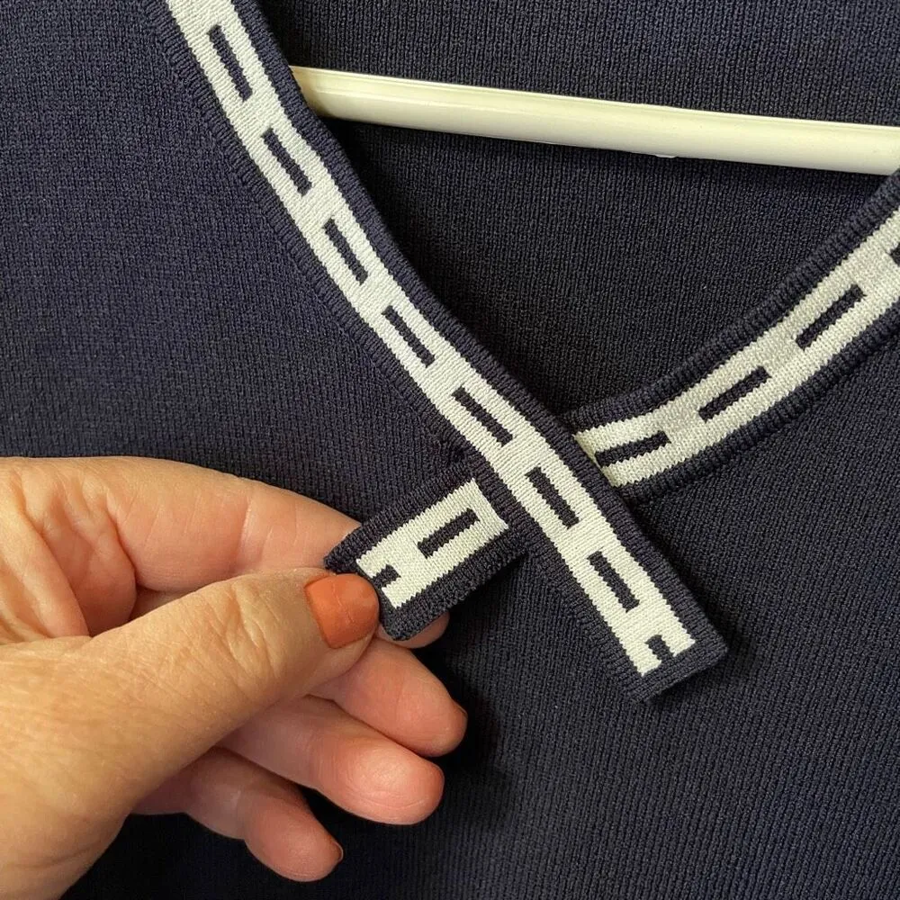 Alfred Dunner petites  size XL  Ponte’ knit nautical top. - Image 5