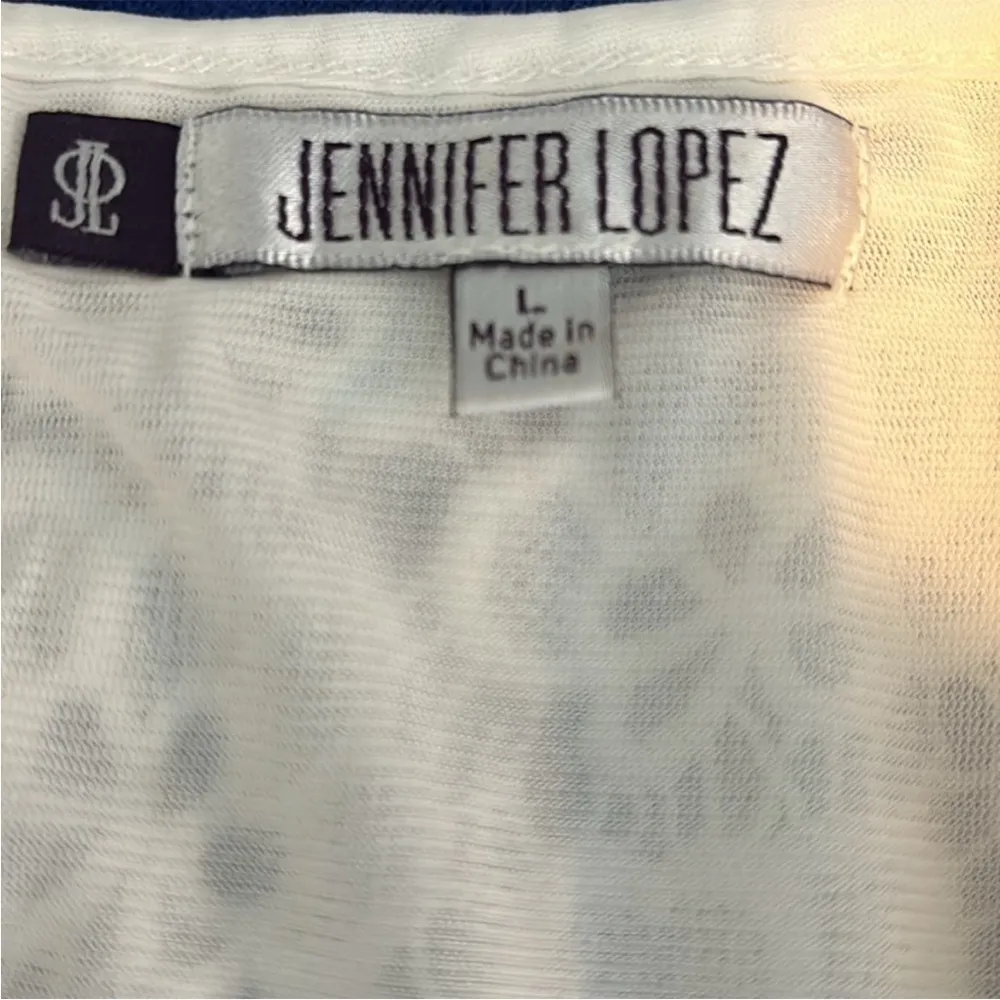 Jennifer Lopez White Lace Tank Top and Skirt Set L 10 - Image 6