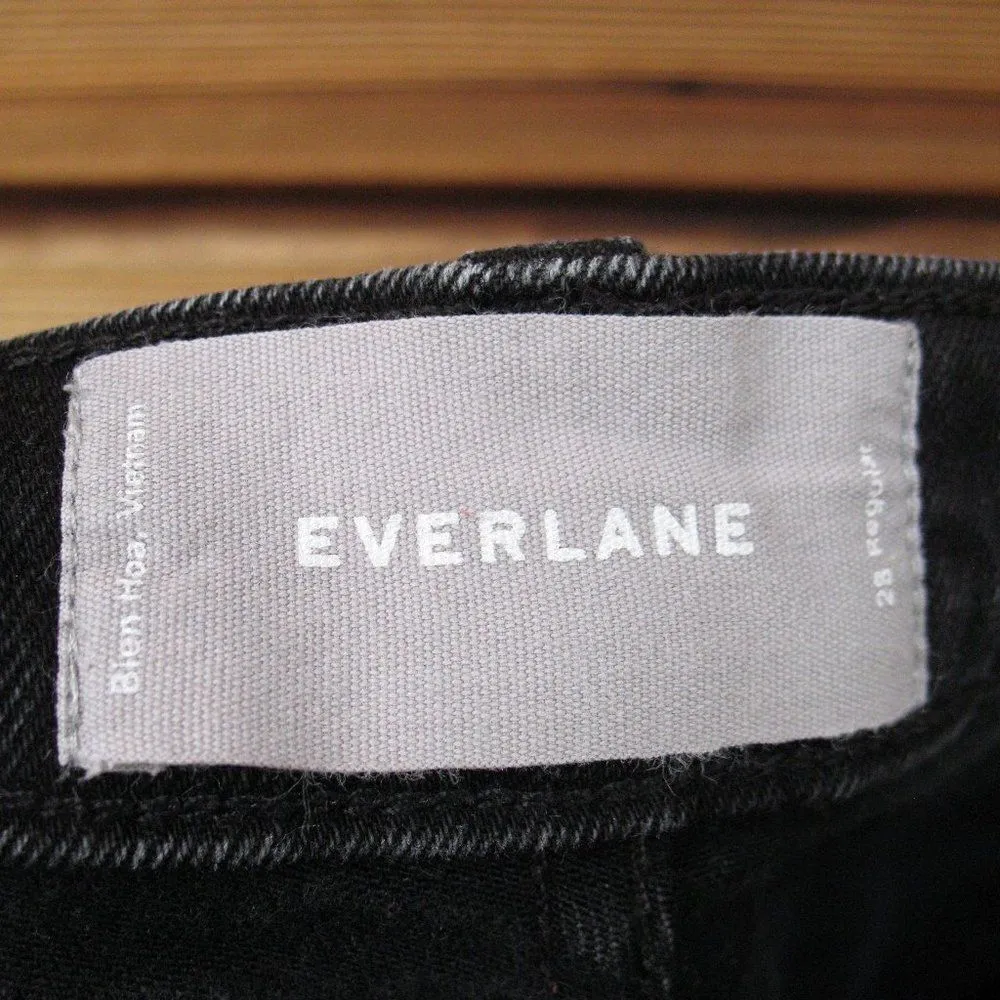 Everlane Black Slim Straight  Cigarette Ankle Jeans - Image 9