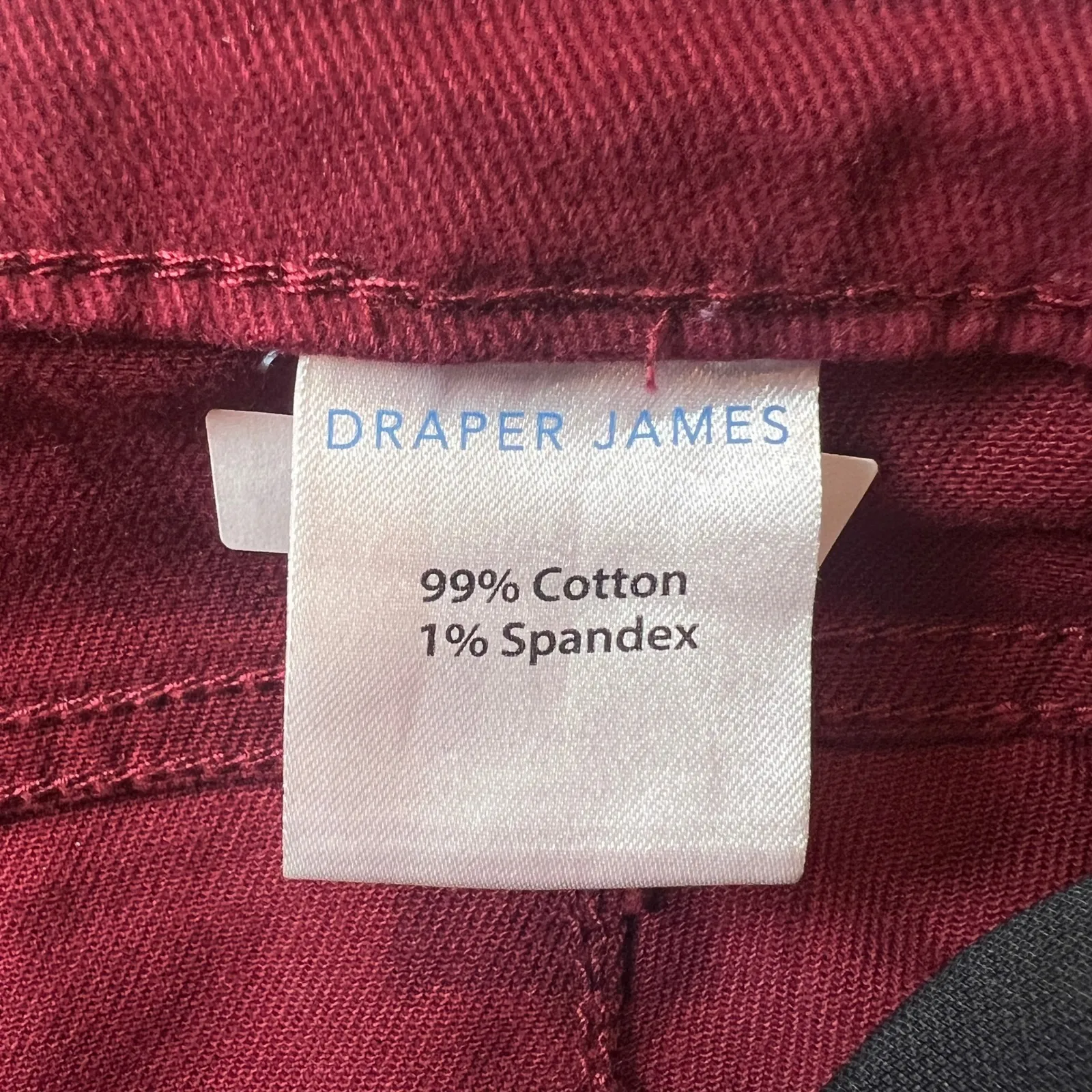 Draper James Women's 8 Deep Red Pants Jeans Cotton Spandex classiccore chiccore - Image 6