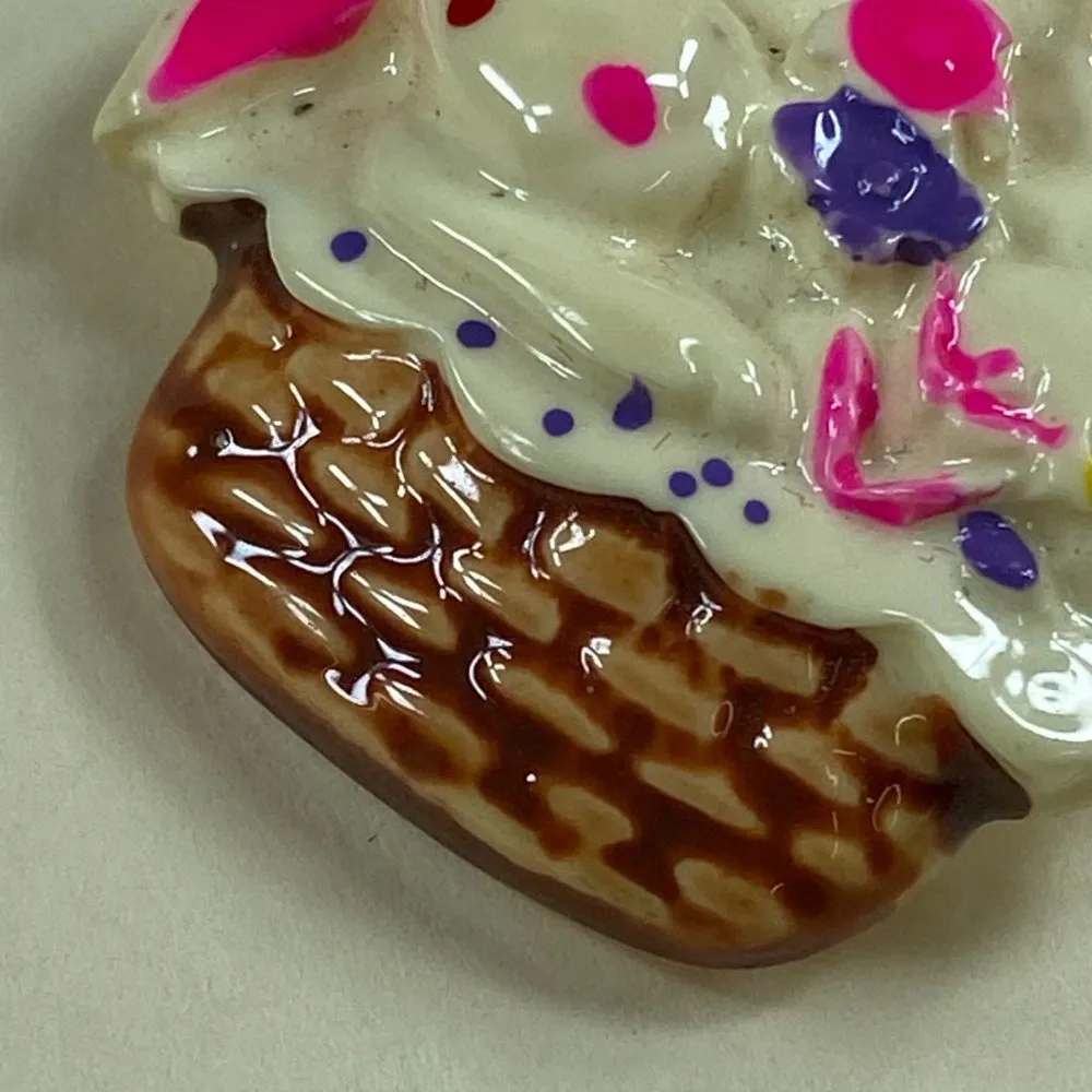 Easter Bunny Basket Jewelry Pin Brooch Holiday Easter Wear Ceramic Colorful - Image 10