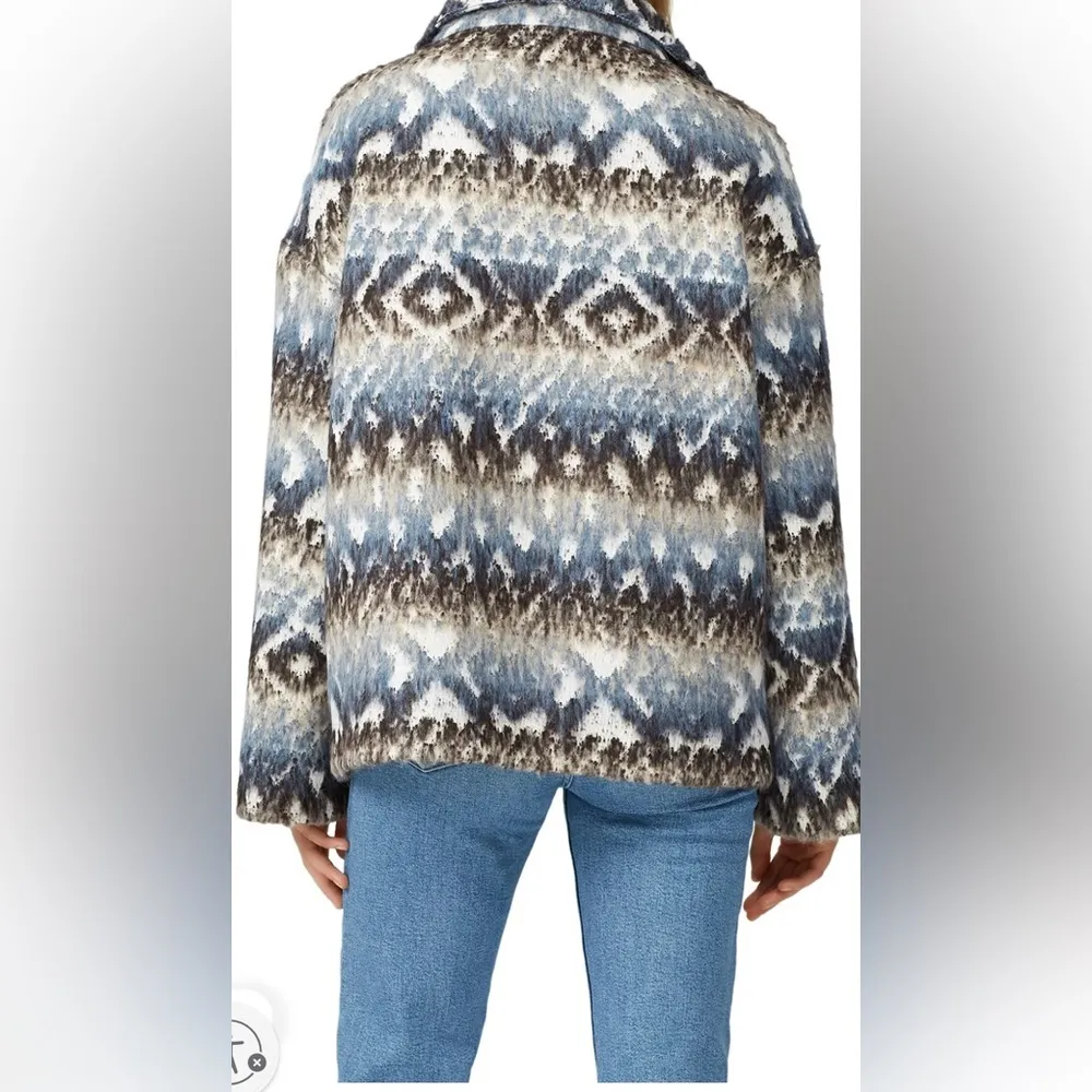 Fifteen Twenty Multi Funnel Neck Jacket Preloved Rent the Runway S $385 - Image 2