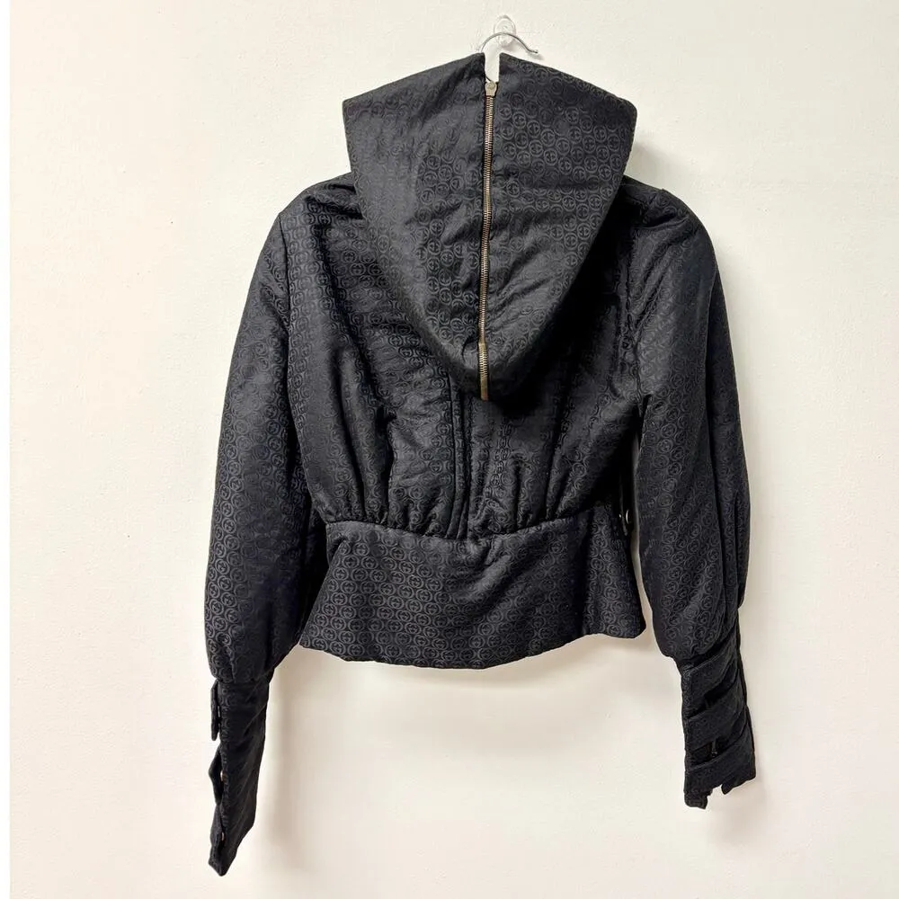 Gucci × Tom Ford Long Sleeve Full Zip Hooded Down Jacket Black Women's 38 / 0 - Image 2