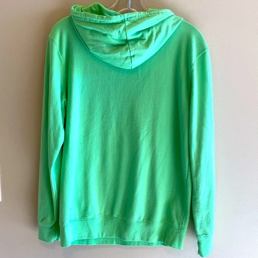 Star Wars Women's Green Baby Yoda Grogu French Terry Hoodie Sweatshirt size S/M - Image 4