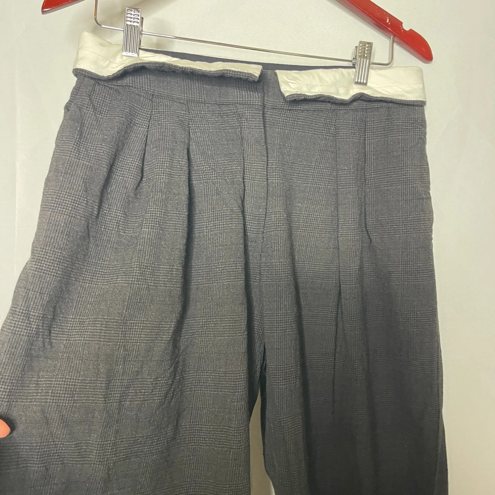 Aritzia Babaton Bureau Wild Leg Pants in chocolate grey sz 8 - Image 5