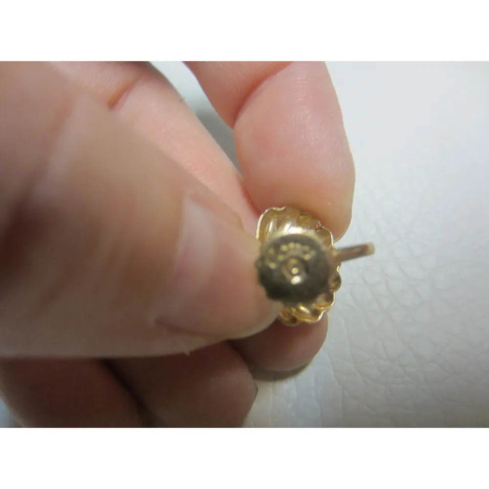 Vintage Coro Gold Tone Clip On Earrings Jewelry - Image 3