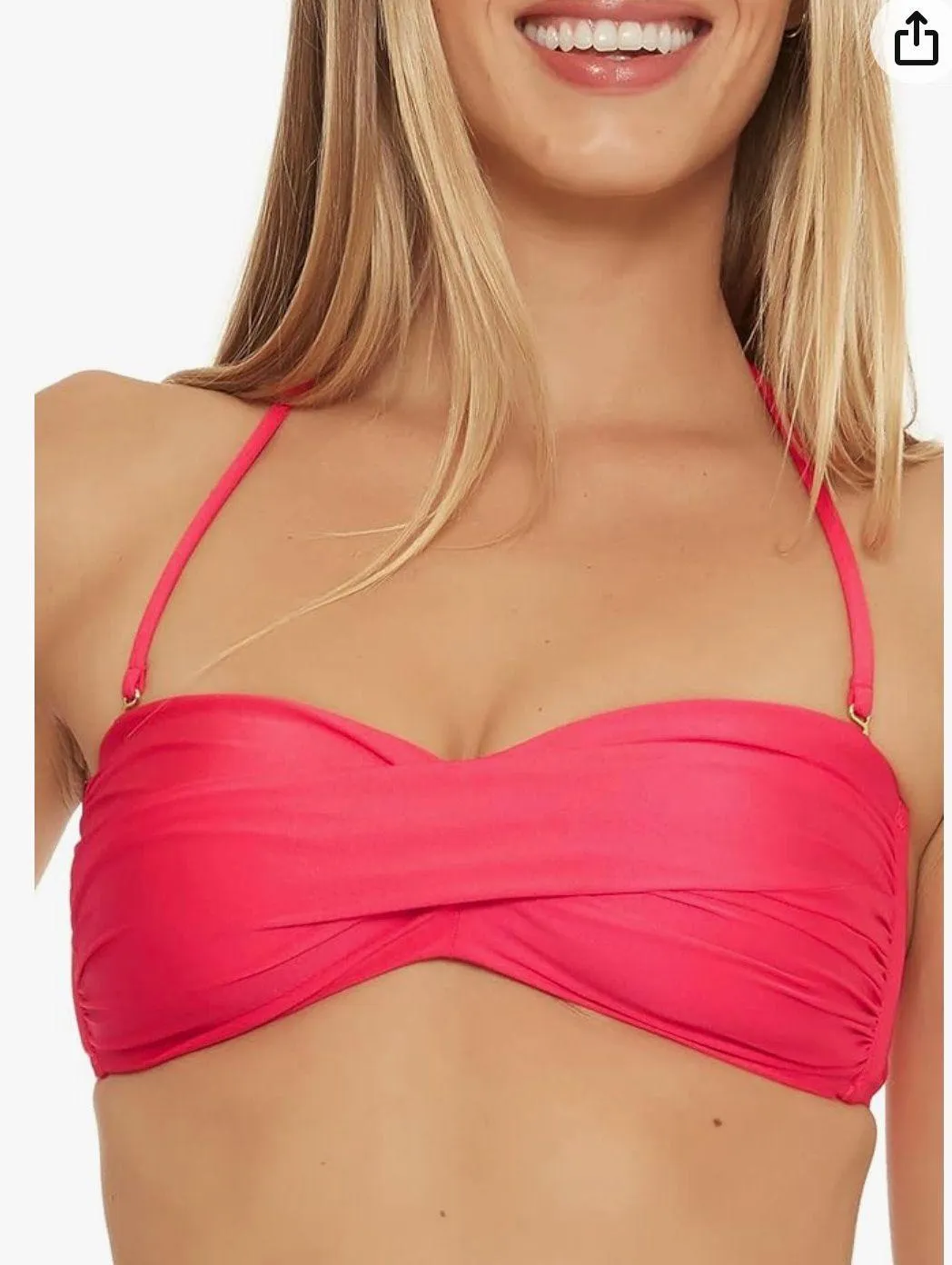 Women's Monaco Bandeau Bikini Top, Adjustable, Tie - Image 3