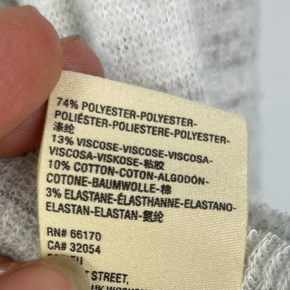 Maeve by Anthropologie Gray Super Soft Risa Hacci Tunic Cowl Neck Sweater - Image 4