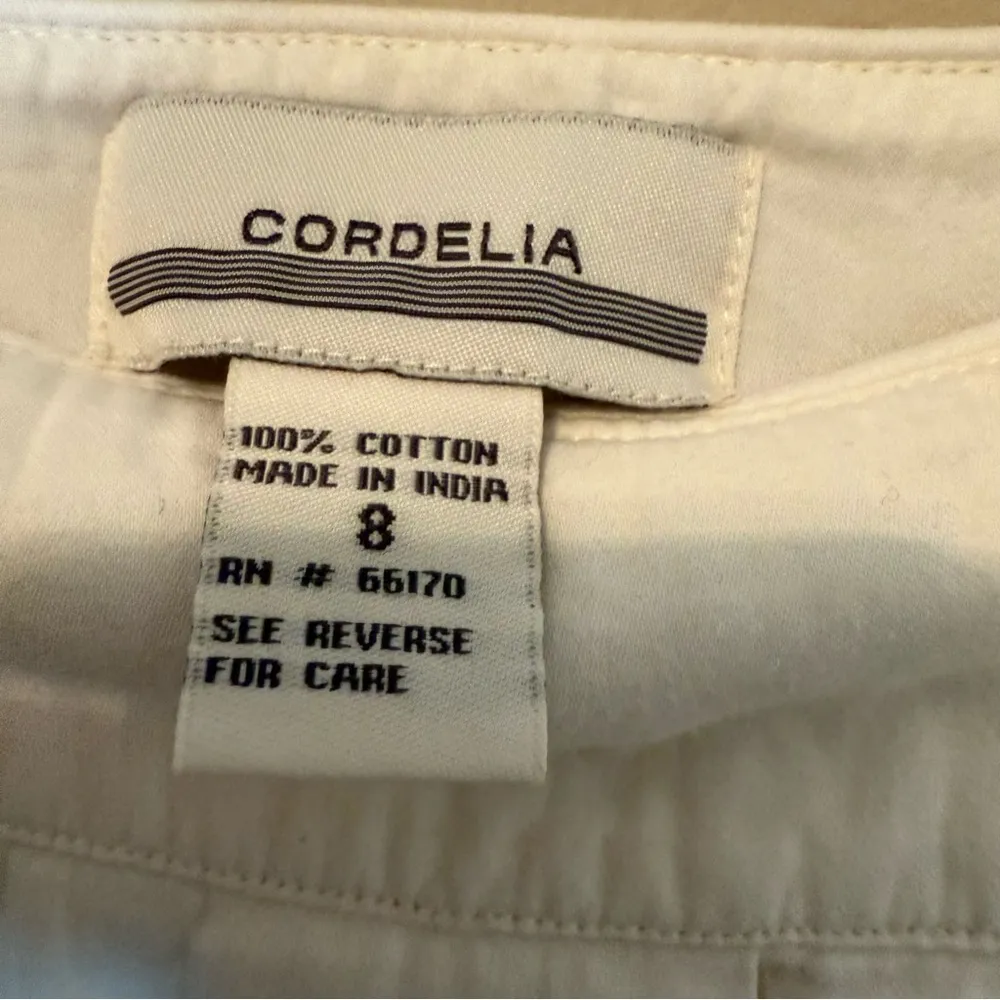 Anthropologie Cordelia 100% Cotton A-Line Knee Length Skirt Size 8 Moss Grotto - Image 3