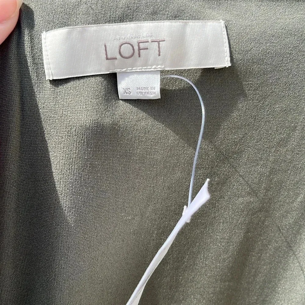 NWT green maxi dress versatile sleeveless soft flowy comfortable preppy dress xs - Image 10