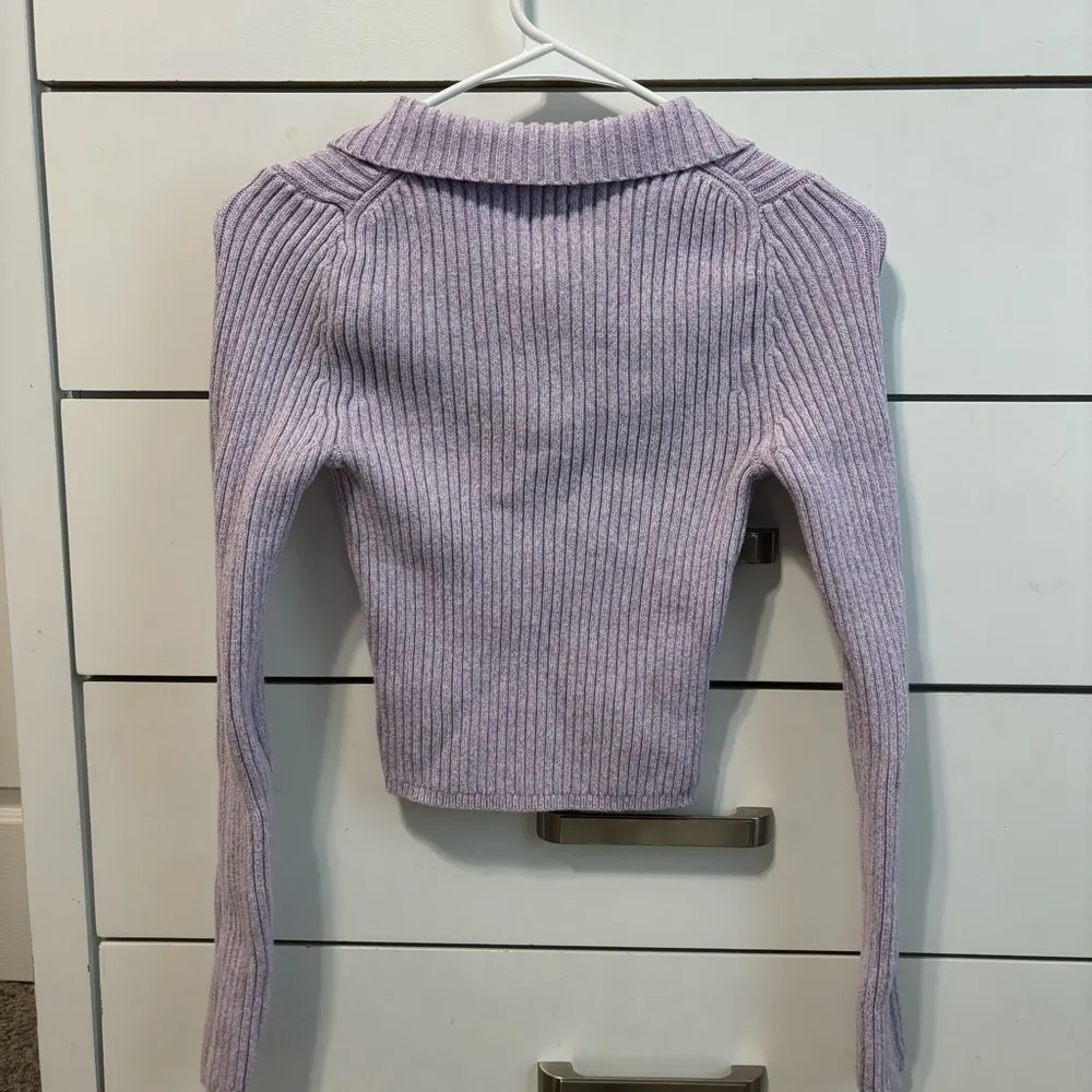 Aerie  Late Night Quarter Zip Sweater - Image 3