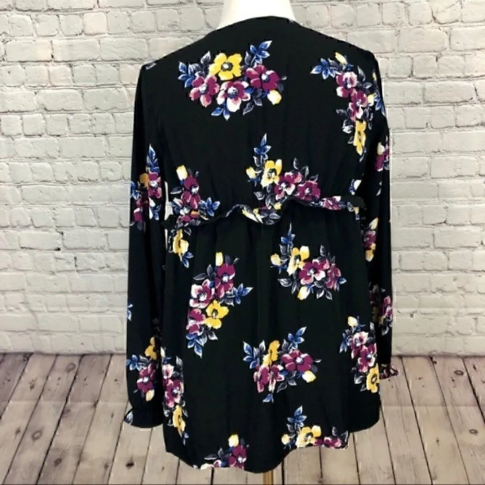 Isabel maternity party tunic/ top S maternity Black Size undefined - Image 3