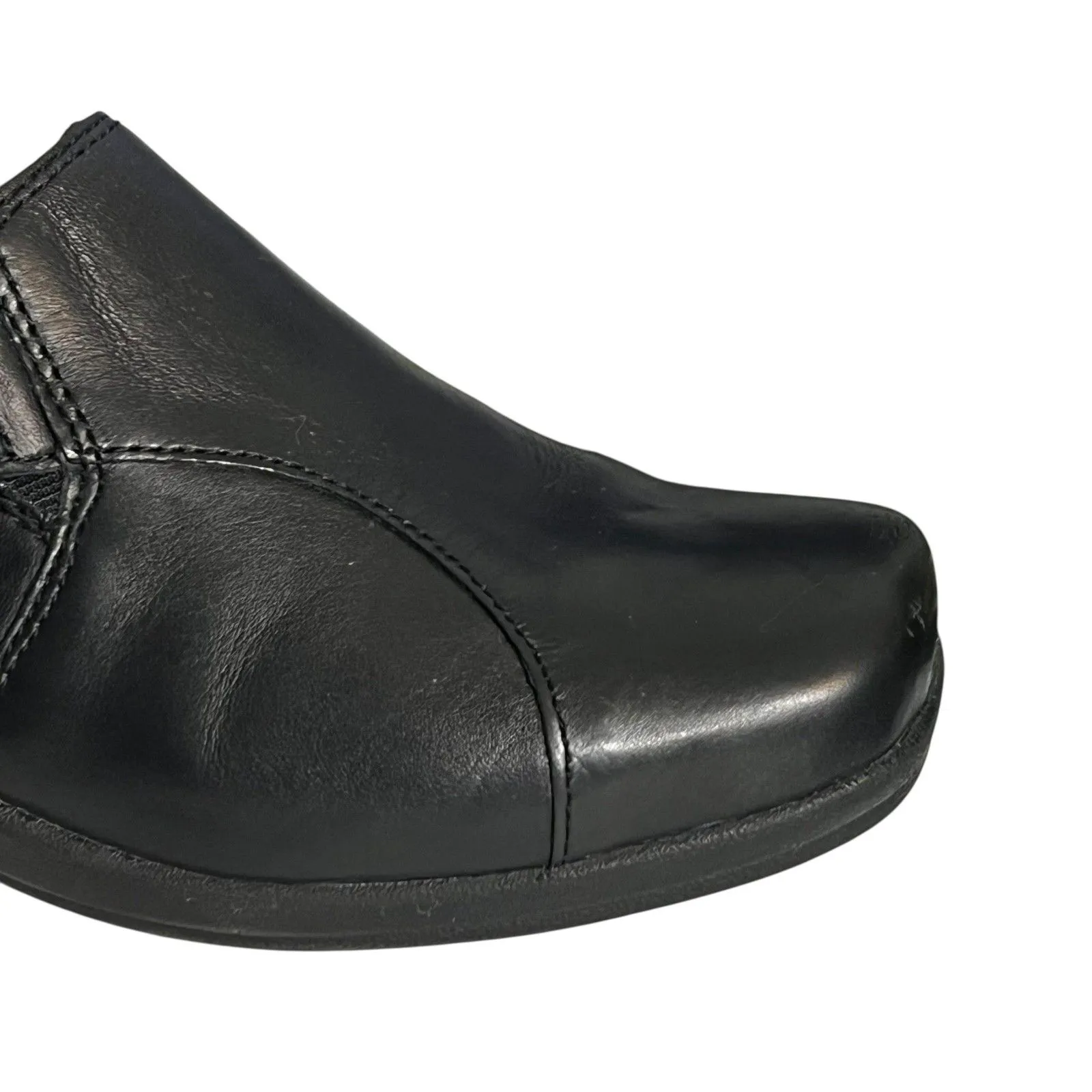 Naturalizer Shoes Womens Size 8.5 Black Leather Slip On Comfort Loafers Casual - Image 9