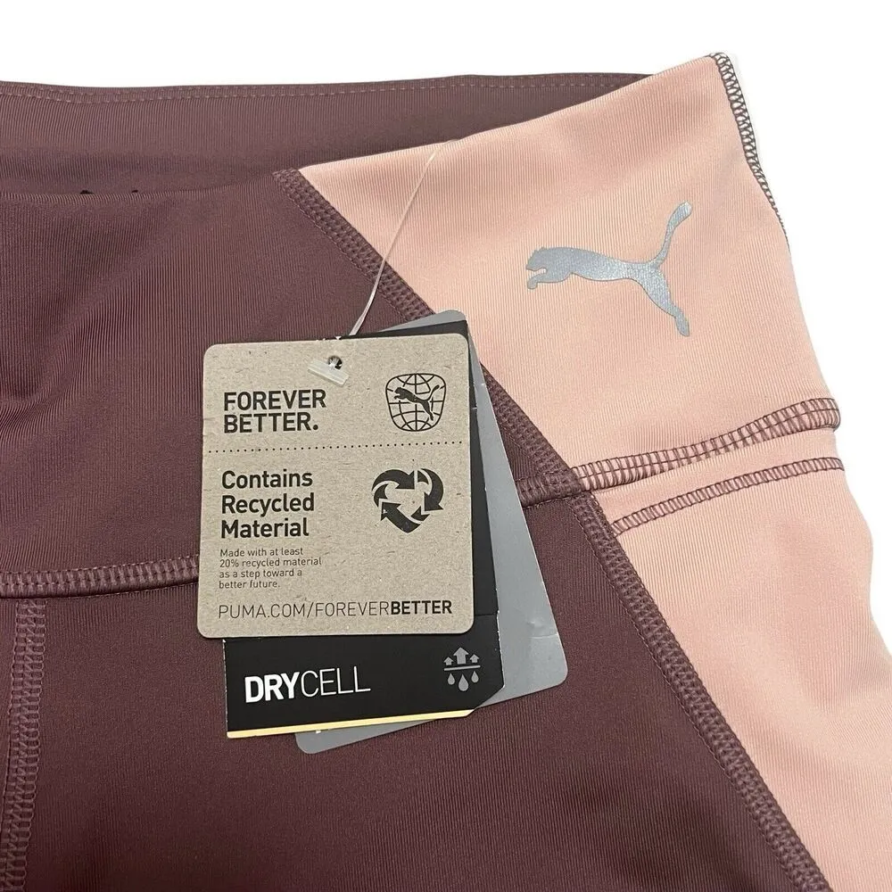 Puma Drycell Evostripe Purple Athletic Pants Leggings High Waist Tight Fit Small - Image 6