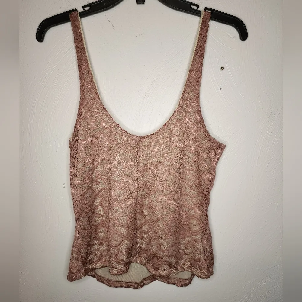 Free people Next Weekend Lace Cami Mauve - Image 4