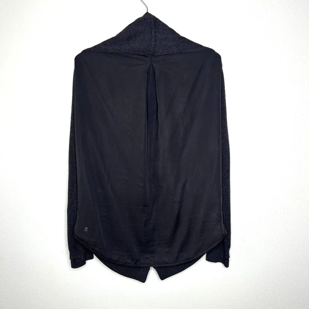Lululemon Cardi In The Front Heathered Black / Black Size M - Image 7
