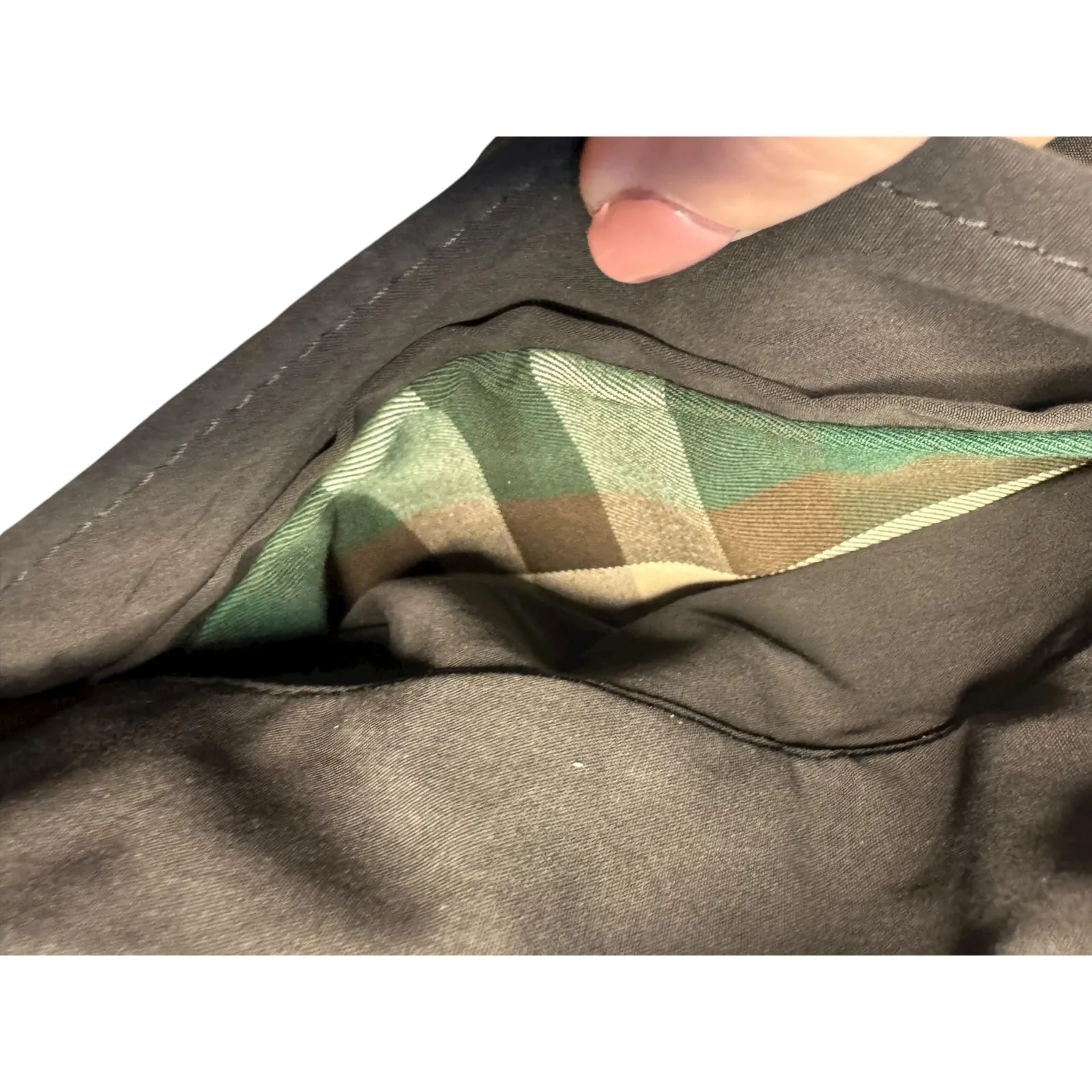 Burberry NWT Kennington Oversized Trench Coat w/Faux Fur Trim in Black Size 10 - Image 15