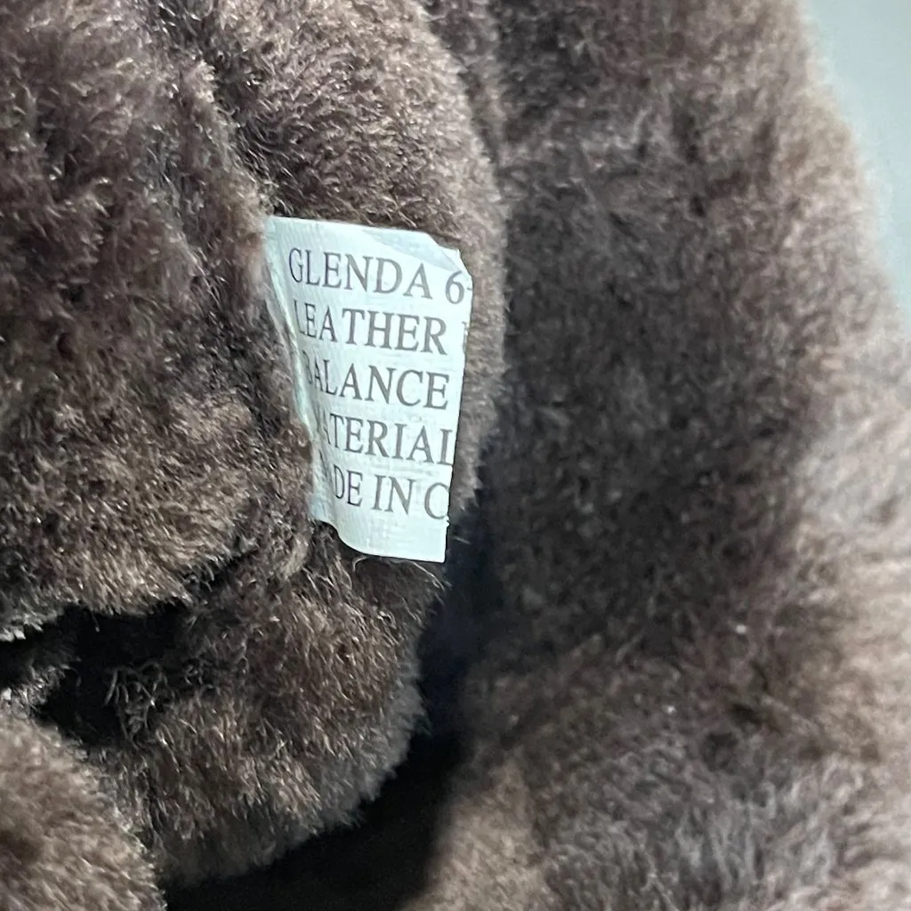 Kelsi Dagger Glenda Boots Women's Size 6.5M‎ Dark Brown Leather Fur Lined Tall - Image 12