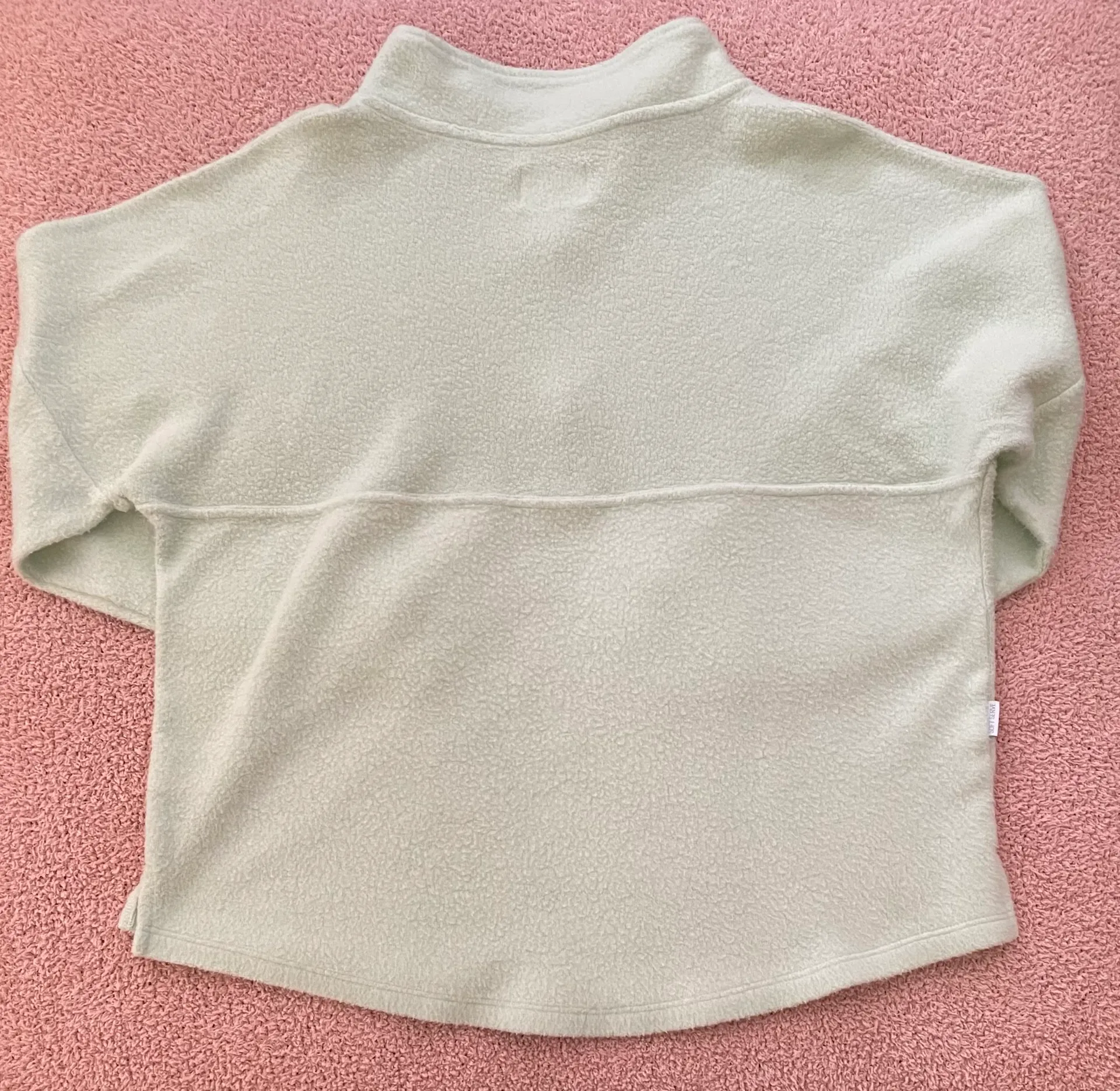 Soft Serve Clothing Mint Green Quarter Zip Pullover - Image 3