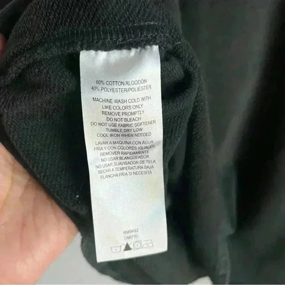 Calvin Klein Jeans‎ Charcoal Black Pullover Sweater Size L - Image 10