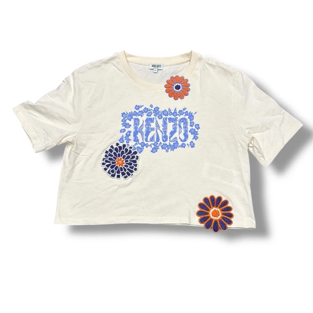 KENZO Floral Appliqué‎ T - Image 2