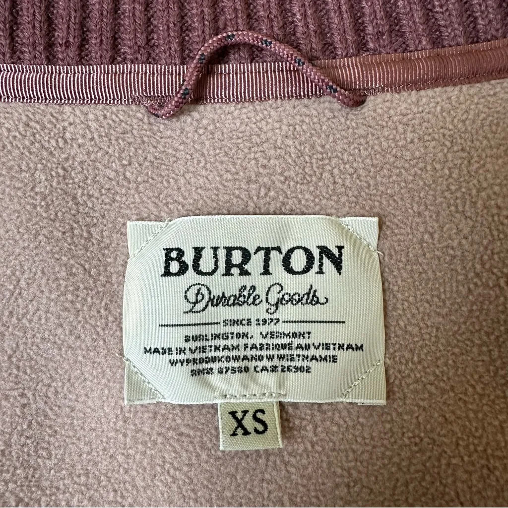 Burton Women's Dusty Pink Teddy Jacket - Image 7