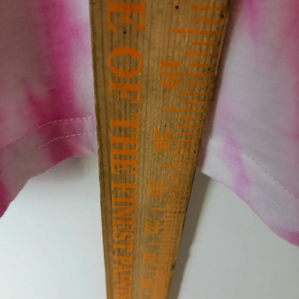 Cut & Paste Surf City Tie Dye T Shirt Crop Top Festival Tee Short Sleeve 50/50 M Size M - Image 7