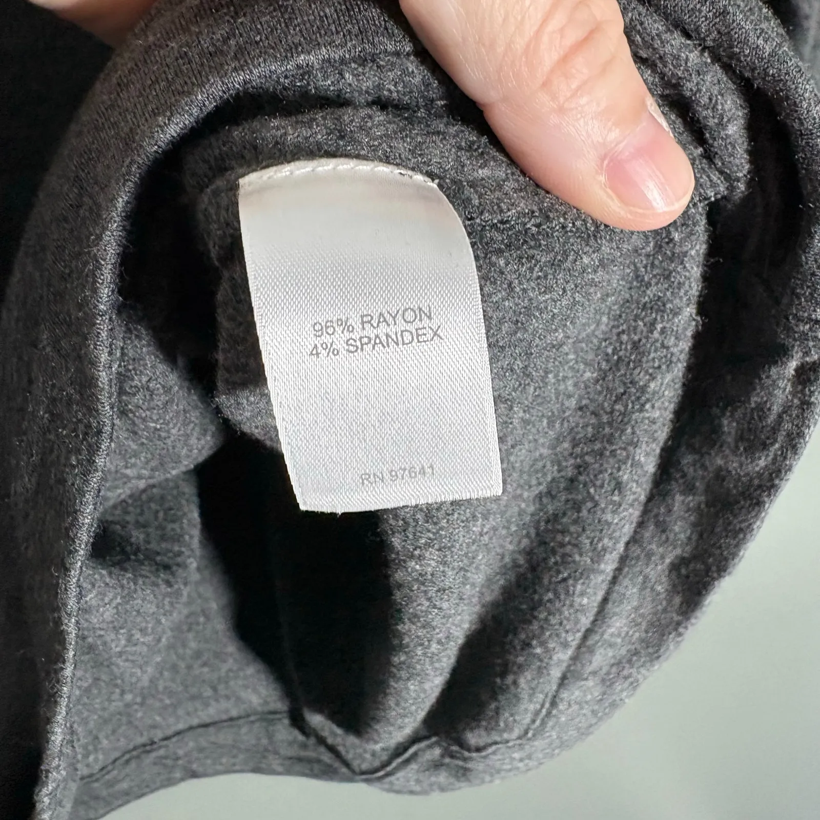 J Jill Pure Jill Women's Minimalist Gray Tunic Length Top - Size Small - Pockets - Image 5