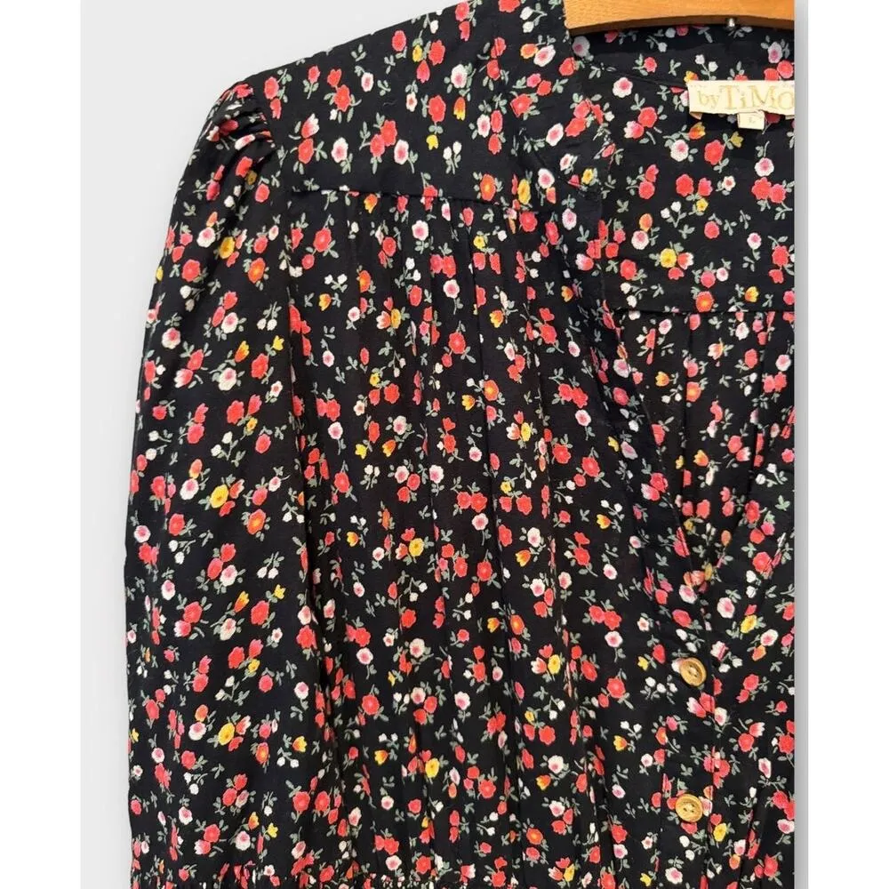 byTiMo Spring Midi Dress Spring Midi Dress Size Large Black - Image 6