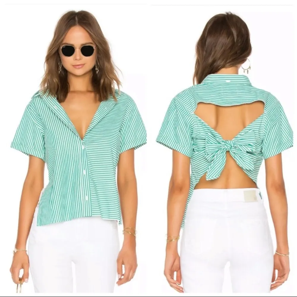 Current /Elliott Telly Tie Back Top Sz  XS OR 0 - Image 4