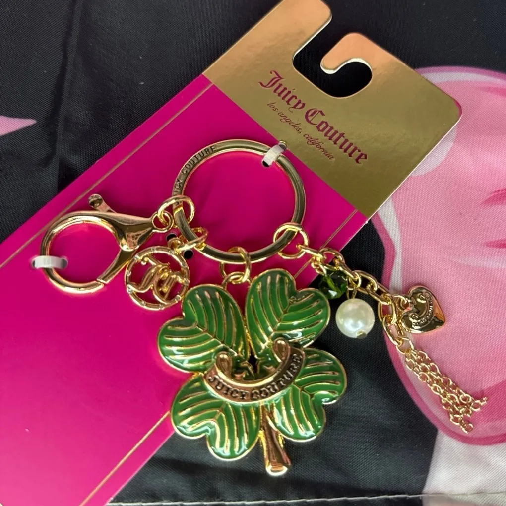 Juicy Couture  4 Leaf Clover Key Chain - Image 2