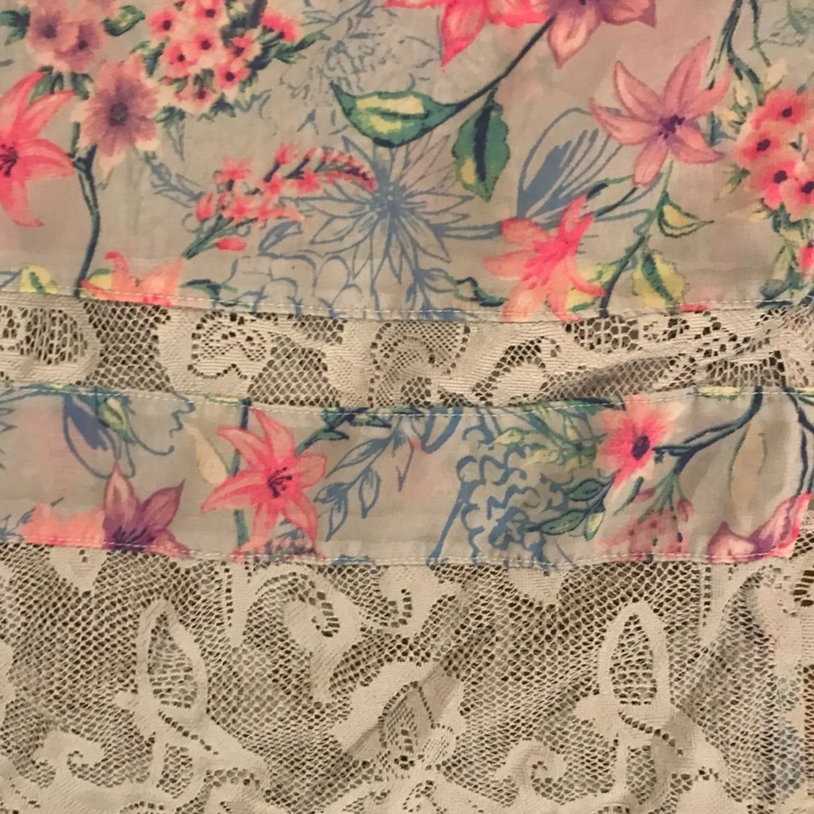 Candies Open Kimono Floral - Image 6