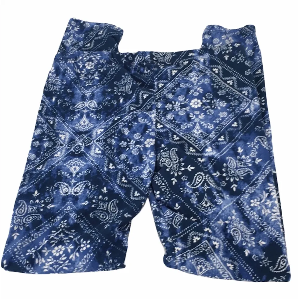 French Laundry Paisley Leggings, Blue, White - Image 4