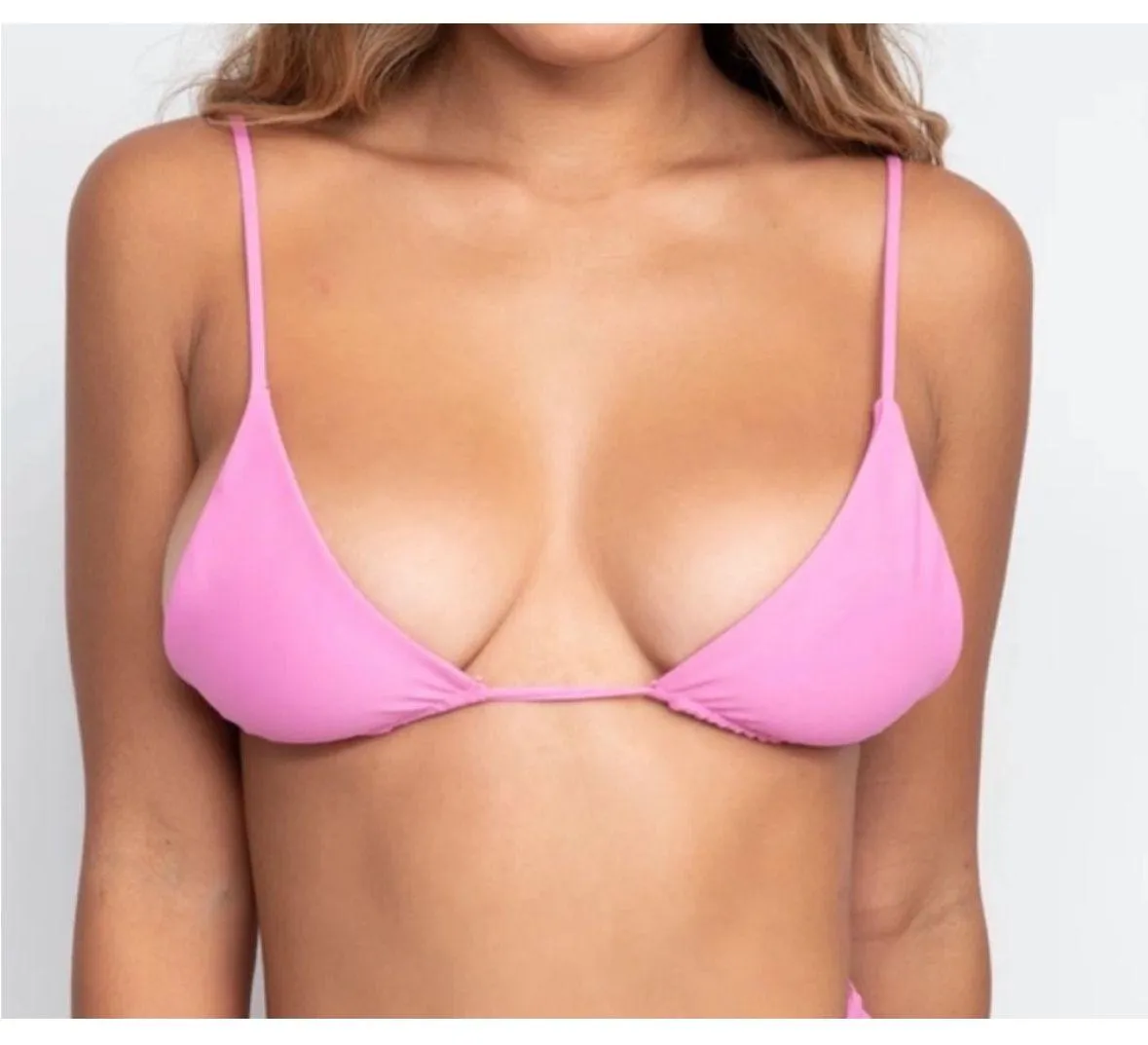 NEW Skatie X Amber Fillerup Clark Bikini Dahlia Pink Ella Top Bobbie Bottom XL - Image 11