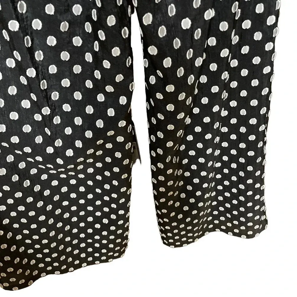 Michael Costello x REVOLVE Bonnie Pant Black Polka Dot Size XS - Image 9