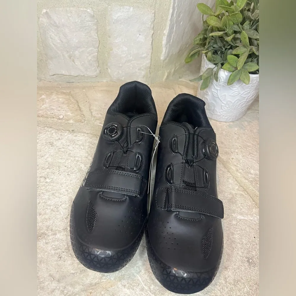 Espezz black cycling shoes sz 9 Black - Image 5