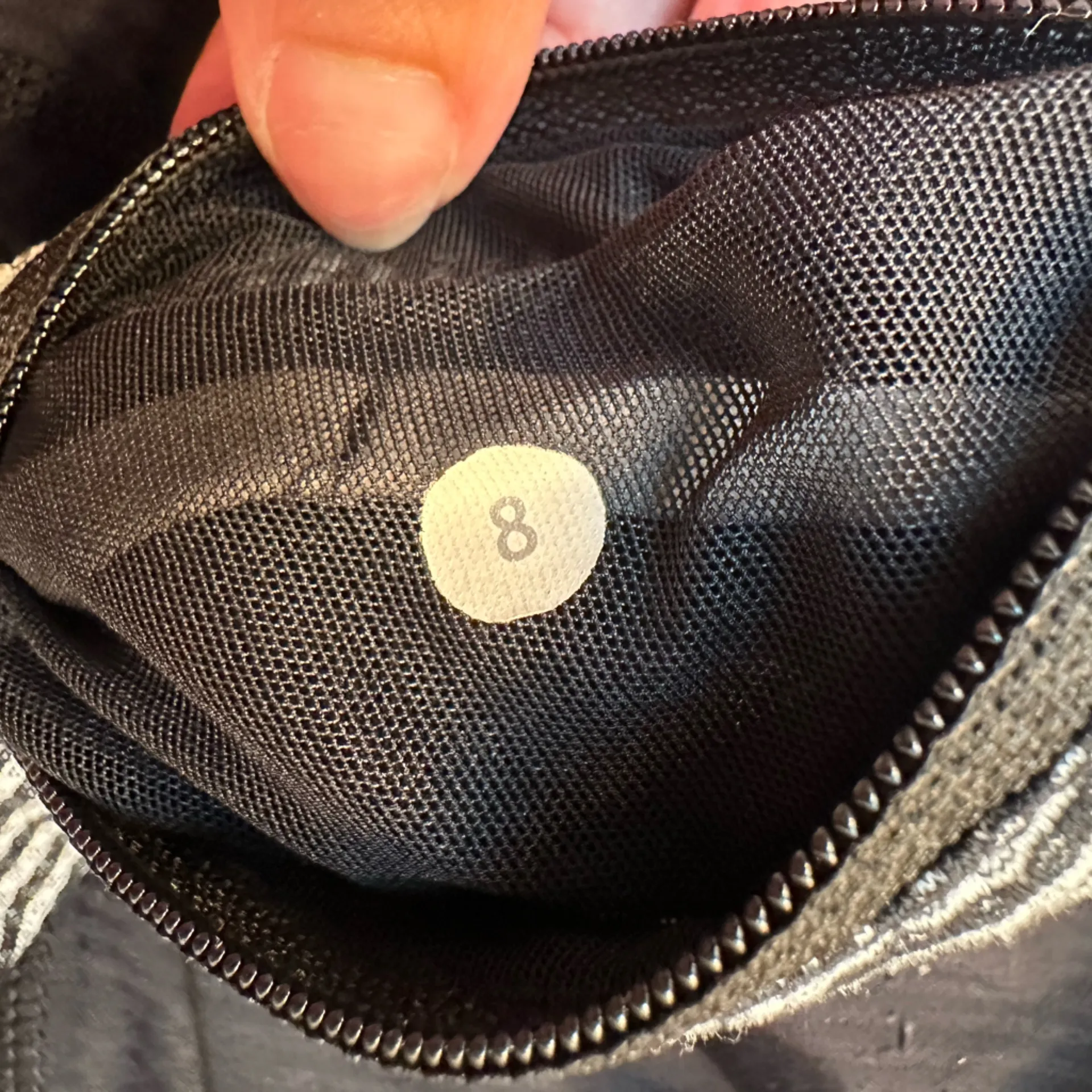 Lululemon Women's Athletic Run Speed Shorts in Black Navy Gray Size 8 Medium M - Image 8