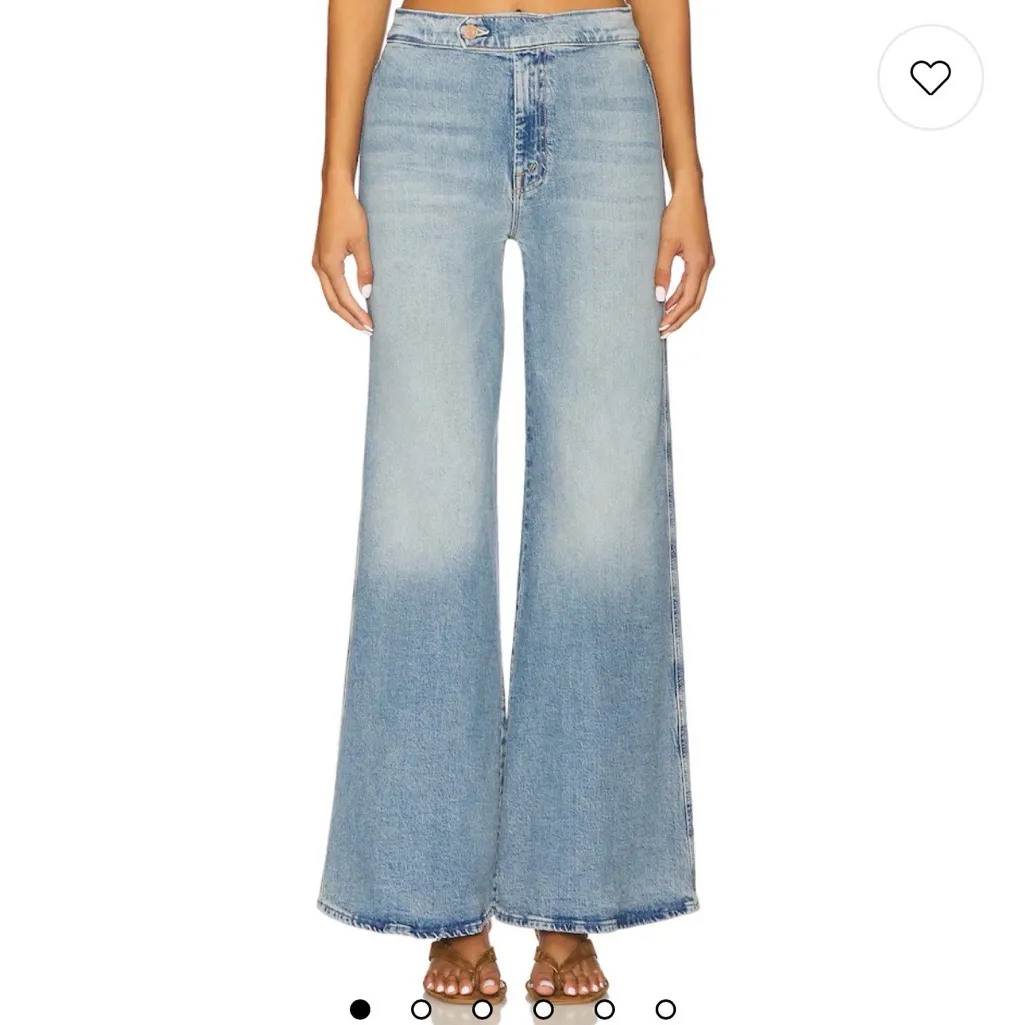 Mother The Tab Roller Skimp Jeans Out of Town Wash Sz 23 EUC Blue - Image 2