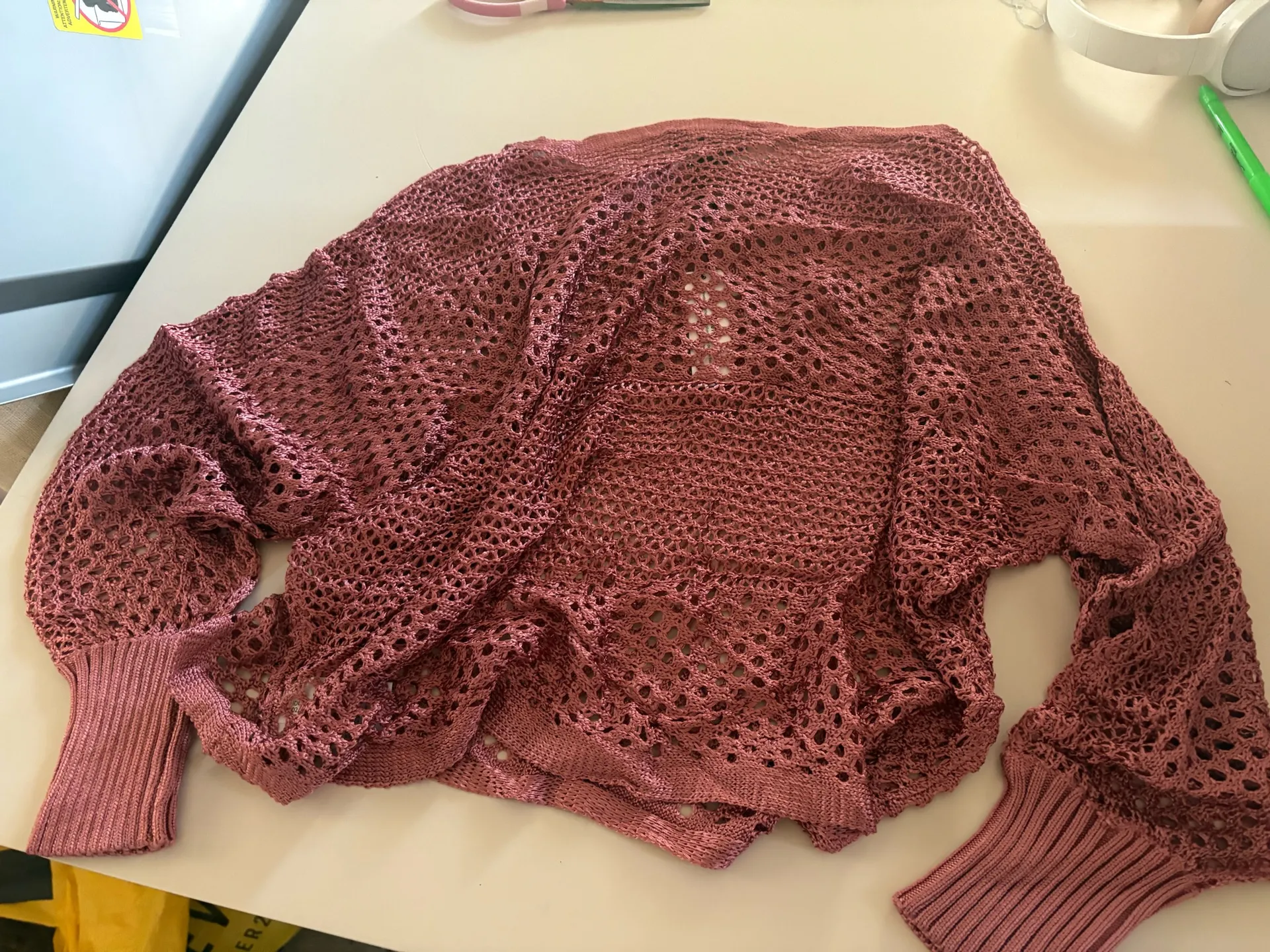 Pink Express crochet knit sweater #sweaterweather #sweater #fall - Image 6