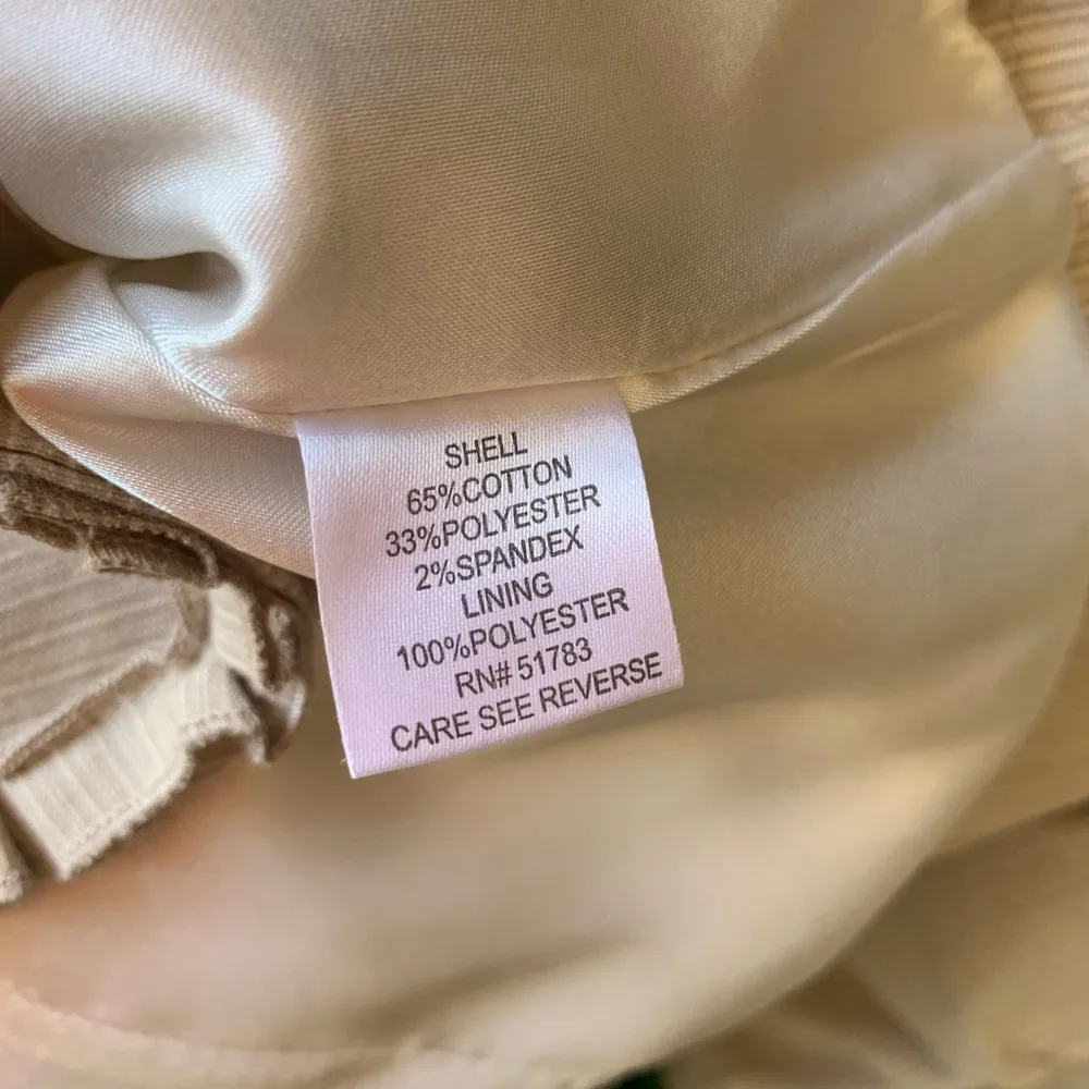 Maurices Khaki 3 Button Ruffle Hem Collared Jacket‎ - Image 6