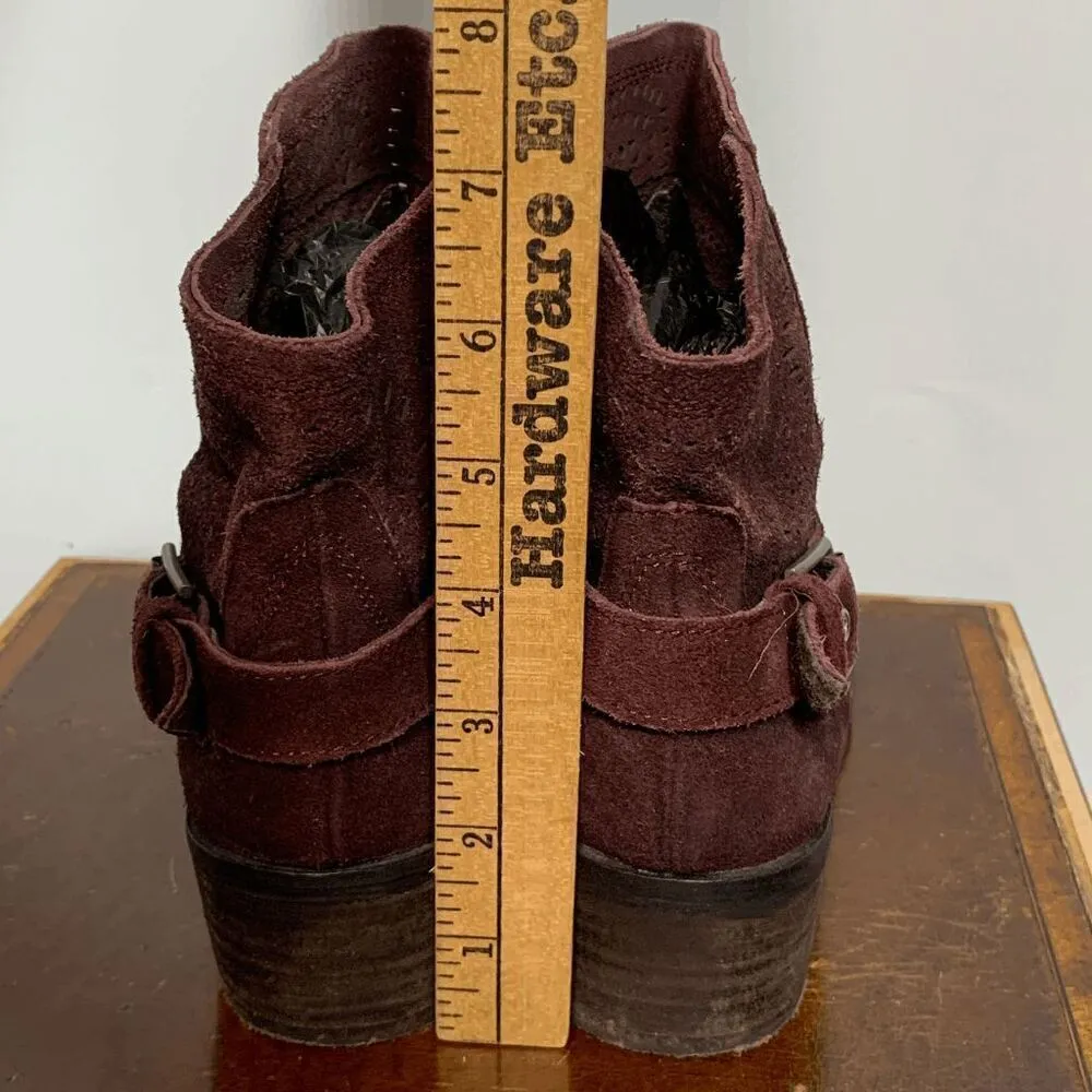 Naughty Monkey  2" Heel Western Suede Bootie - Image 7