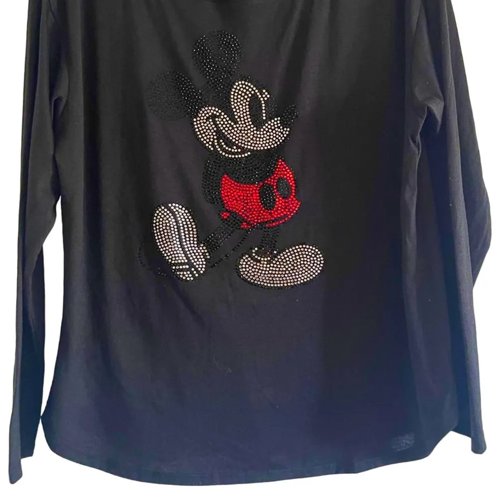 New Mickey rhinestone long sleeve top - Image 2
