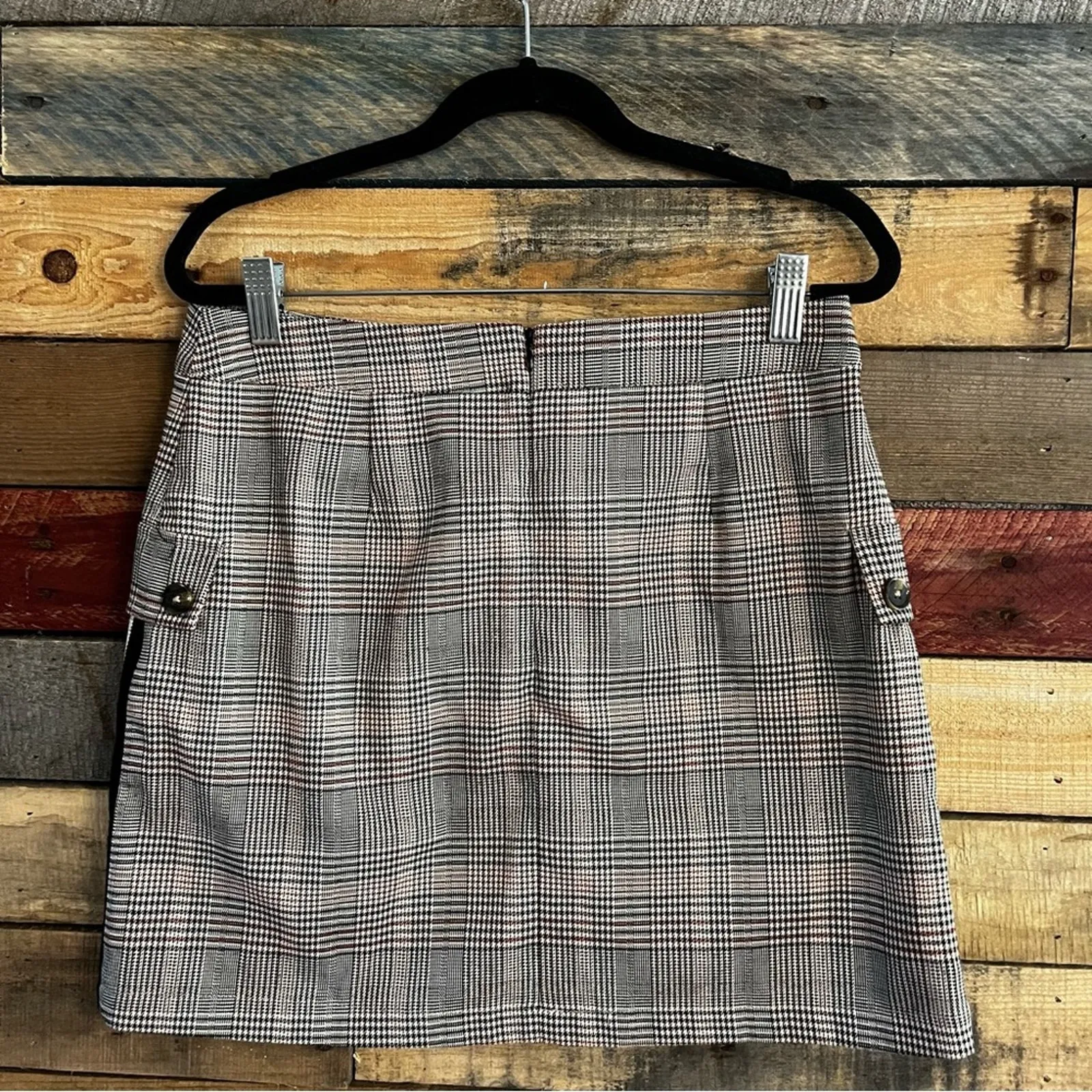 Le Lis Plaid‎ Skirt Size Medium - Image 2