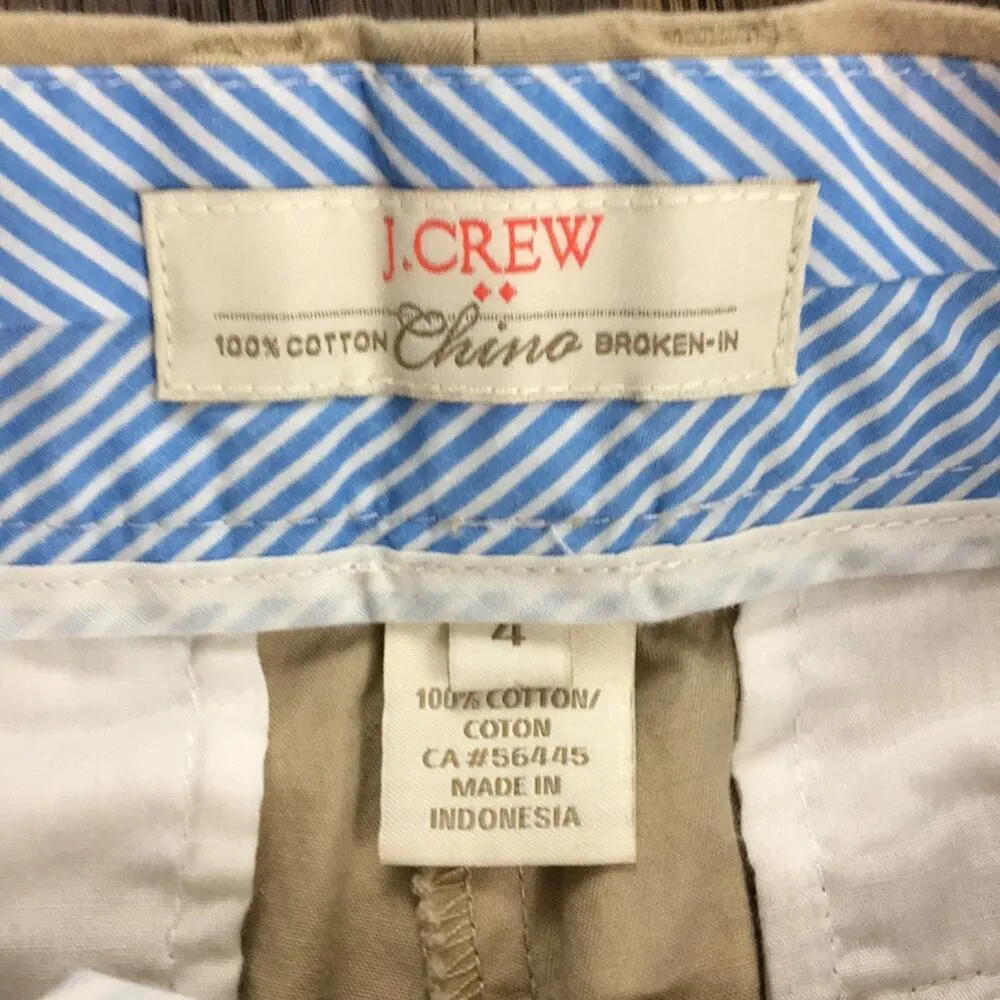 J Crew Tan Chino Broken-In Shorts - Image 4
