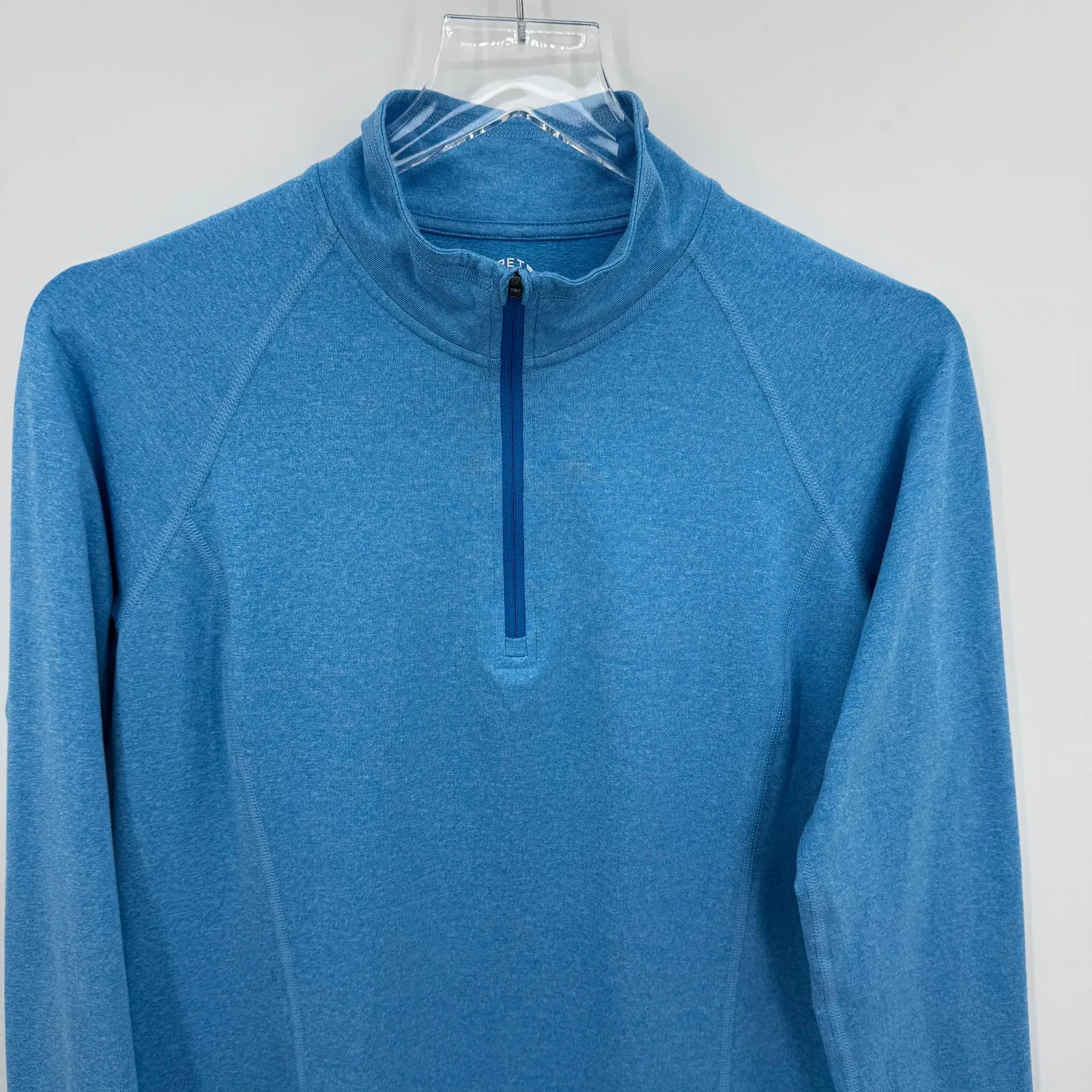 Rei Co Op shirt women's M pullover 1/4 zip performance active lightweight blue Size M - Image 2