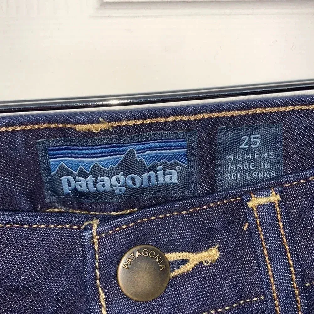 Patagonia Regular Rise Straight Jeans Blue Size 25 - Image 3