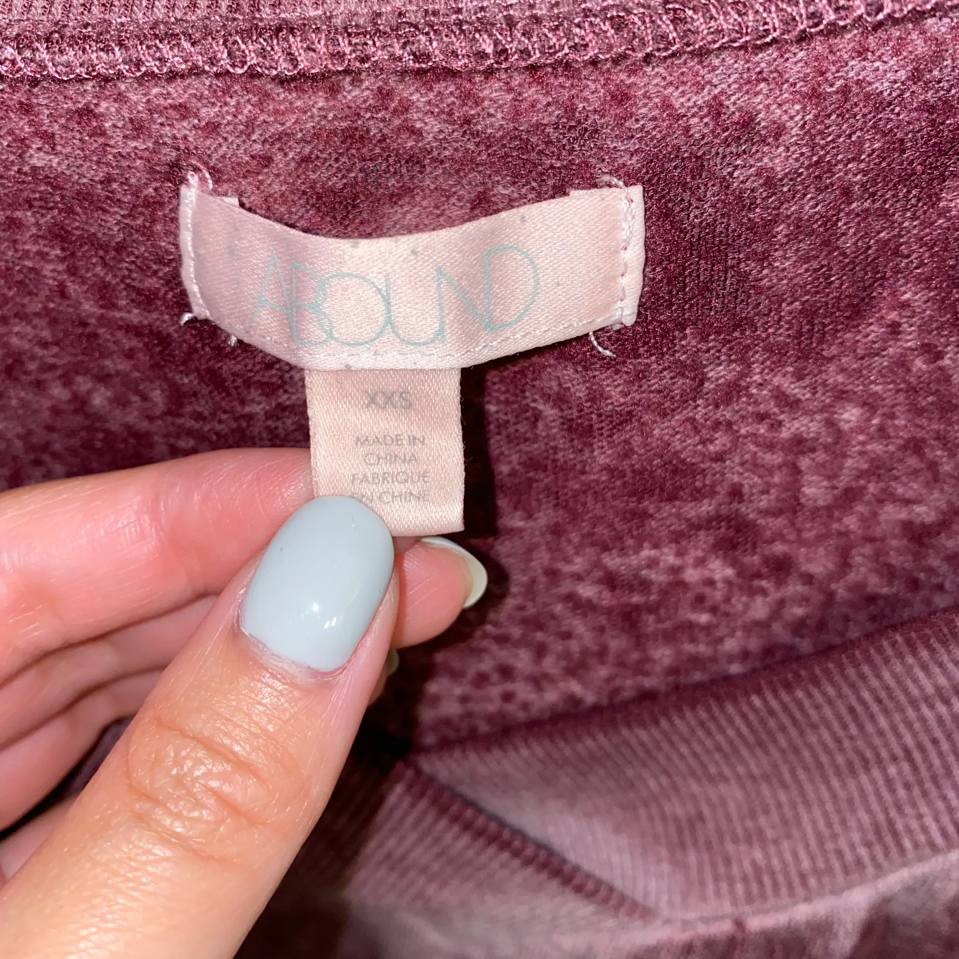 Abound NWT  Purple Long Sleeves High Low V Neck Pull On Top XXS - Image 8