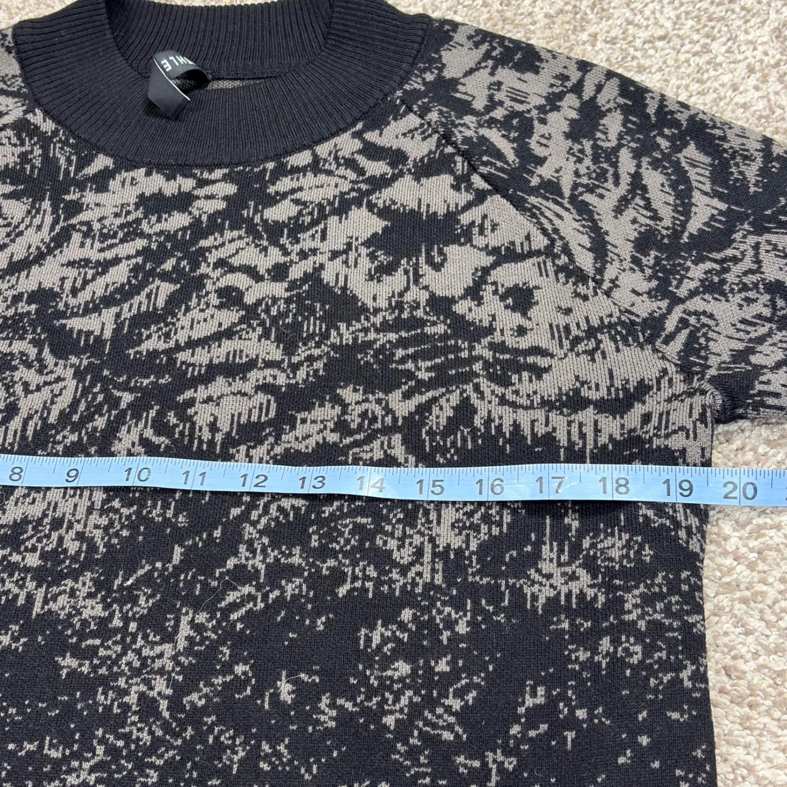 ATHLETA Women Sweater Merino Wool Blend Crew Neck Knit Gorpcore Athleisure XS - Image 6