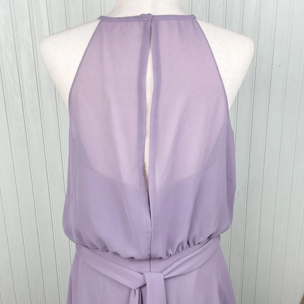 Sorella Vita Modern Flowing Bridesmaid Dress 9010 Dusty Lavender Purple Size 12 - Image 4